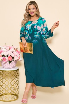 Платье длинное летящего силуэта Dora