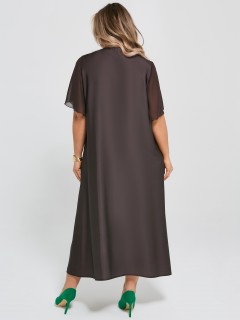 Платье атласное летящего силуэта Dora(фото10)