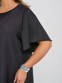 Платье атласное летящего силуэта Dora(фото5)