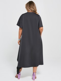 Платье атласное летящего силуэта Dora(фото10)