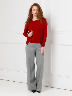 Кардиган на пуговицах в гранатовом цвете Priz(фото2)