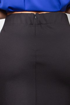 Юбка-карандаш чёрная Элли 65 см №2 Valentina(фото7)