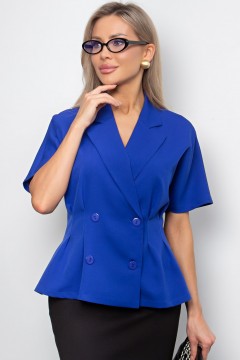 Жакет с короткими рукавами в цвете электрик Абелия №10 Valentina
