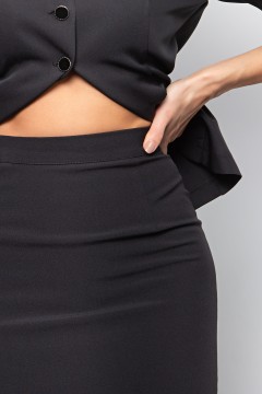 Юбка-карандаш чёрная Гвен №1 Valentina(фото4)