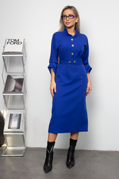 Платье миди в деловом стиле Новелла №1 Valentina(фото5)