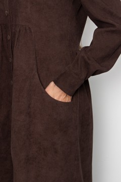 Платье вельветовое длинное с карманами Катюша №3 Valentina(фото5)