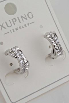 Серьги с замком кольцо Rada