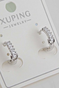 Серьги с замком кольцо Rada