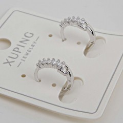 Серьги с замком кольцо Rada(фото2)