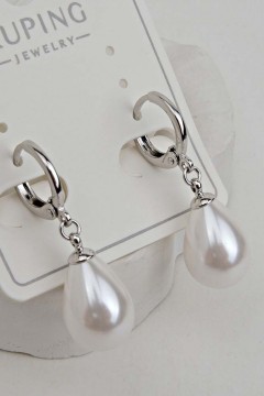 Серьги с замком кольцо Rada