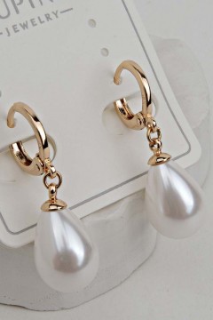 Серьги с замком кольцо Rada