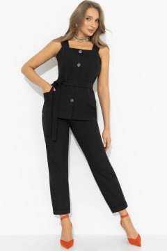 Брюки черные на резинке  Charutti