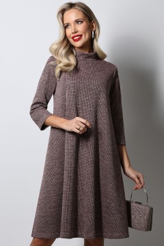 Серое трикотажное платье Особенно актуально, фантазия SelenaSonata