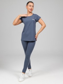 Костюм трикотажный серый с лосинами Iv-capriz(фото2)