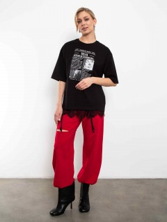 Футболка чёрная с принтом Kosmos(фото2)