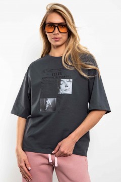 Футболка трикотажная с принтом Kosmos