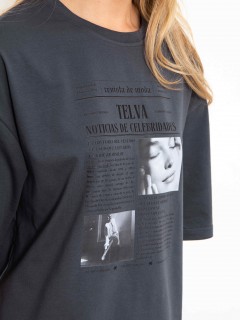 Футболка трикотажная с принтом Kosmos(фото5)