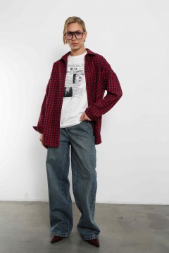 Футболка трикотажная с принтом Kosmos(фото5)