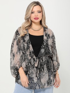 Блузка-кимоно из прозрачного шифона Dora(фото8)