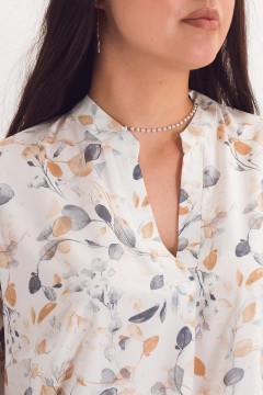 Блузка бежевая с длинными рукавами Braslava(фото4)