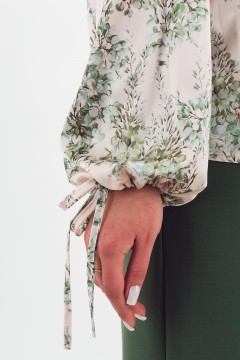 Блузка светлая с длинными рукавами Braslava(фото6)