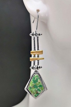 Серьги на крючках в винтажном стиле Rada(фото2)