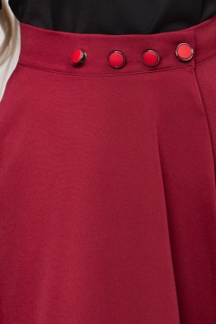 Юбка бордовая на запах Эмбер №1 Valentina(фото6)