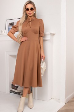 Платье трикотажное с рукавом-фонариком Эмма №1 Valentina