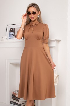 Платье трикотажное с рукавом-фонариком Эмма №1 Valentina(фото2)