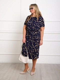 Платье трикотажное с поясом Iv-capriz(фото7)