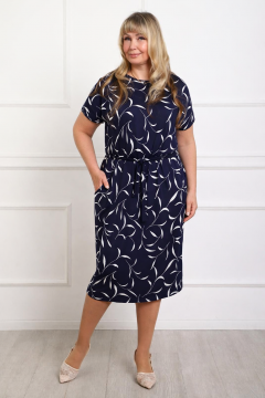 Платье трикотажное с поясом Iv-capriz(фото6)