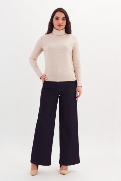 Водолазка трикотажная светло-бежевого цвета Braslava(фото2)