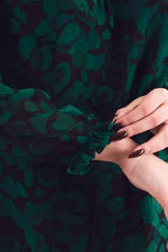 Блузка шифоновая с длинными рукавами Braslava(фото4)