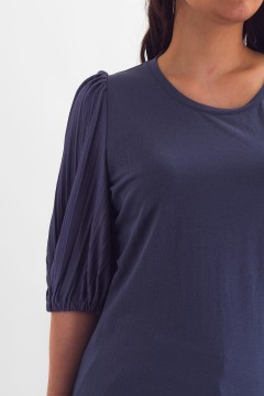 Блузка светло-синяя из трикотажа Braslava(фото4)