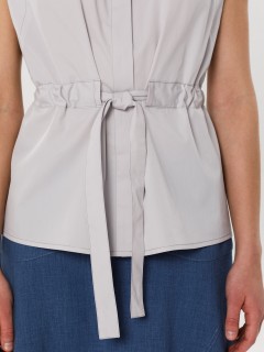 Блузка без рукавов в сером цвете Priz(фото6)