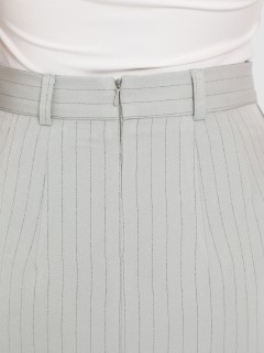 Юбка бледно-зелёная в тонкую полоску Priz(фото4)