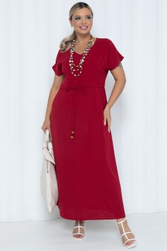 Платье длинное с карманами Agata