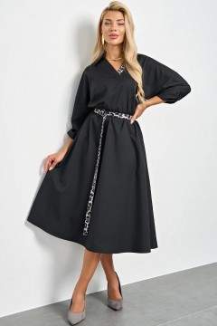 Платье чёрное с карманами Jetty