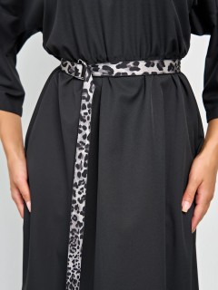 Платье чёрное с карманами Jetty(фото5)