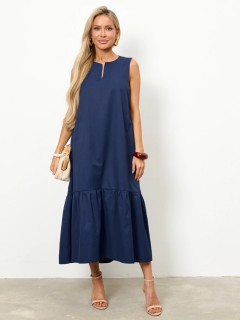 Платье без рукавов тёмно-синего цвета Jetty(фото4)