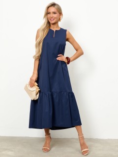 Платье без рукавов тёмно-синего цвета Jetty(фото2)