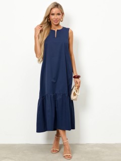 Платье без рукавов тёмно-синего цвета Jetty(фото6)