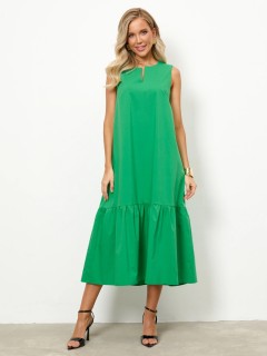 Платье без рукавов зелёного цвета Jetty(фото8)
