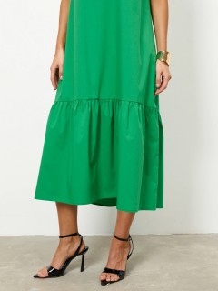 Платье без рукавов зелёного цвета Jetty(фото5)