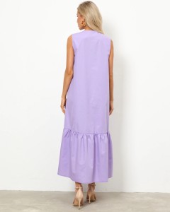 Платье без рукавов сиреневого цвета Jetty(фото5)