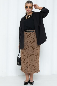 Юбка в горошек из шифона