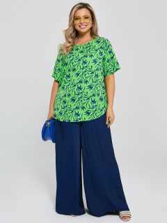 Блузка ярко-зелёная с принтом Dora(фото2)