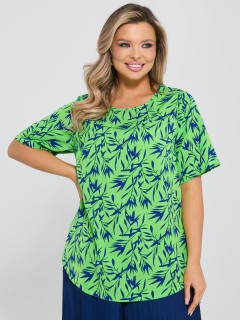 Блузка ярко-зелёная с принтом Dora(фото3)