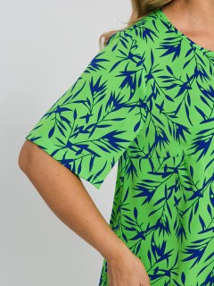 Блузка ярко-зелёная с принтом Dora(фото7)