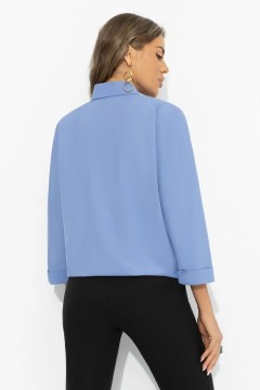 Блузка голубая на кулиске Charutti(фото5)